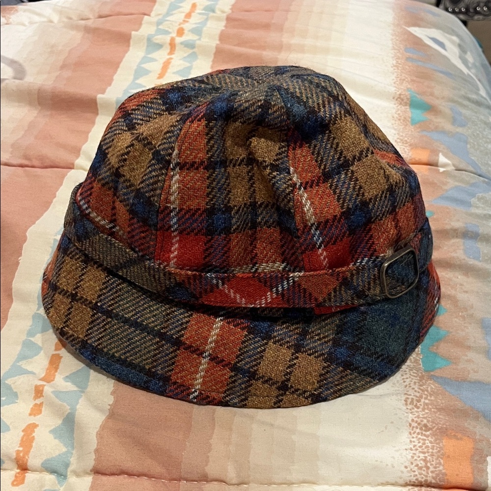 Mucros Weavers Plaid Flapper Hat